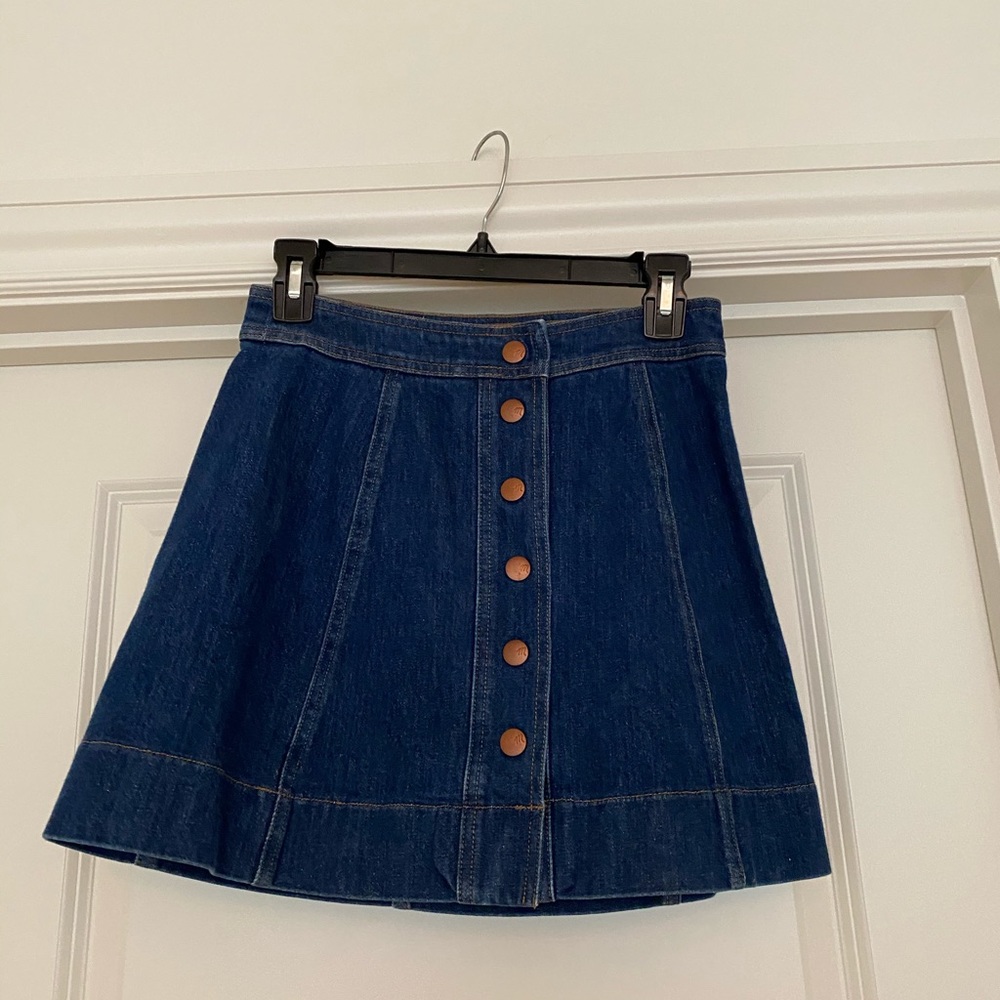 Madewell Jean skirt
